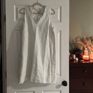 Tommy Bahama green and white striped summer dress SZ ~ L